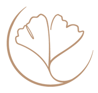 Logo, stilisiertes Ginkgoblatt, Sarah Rump
